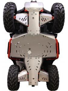 Skid plate full set (aluminium) Segway Snarler AT6 L
