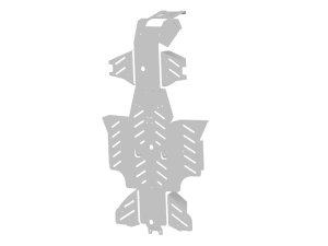 Skid plate full set (aluminium) Yamaha Grizzly 450 (2009-2010)