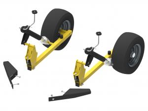 Transport wheels for Snow Rollers 47.5000 & 47.6000